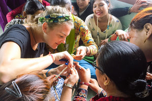 Nepal: Jewelry designer from U.S. visits 'She Has Hope' home as guest teacher